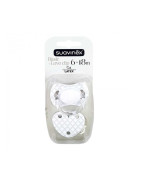 Suavinex Basic Love Clip 6-18m Latex con Broche