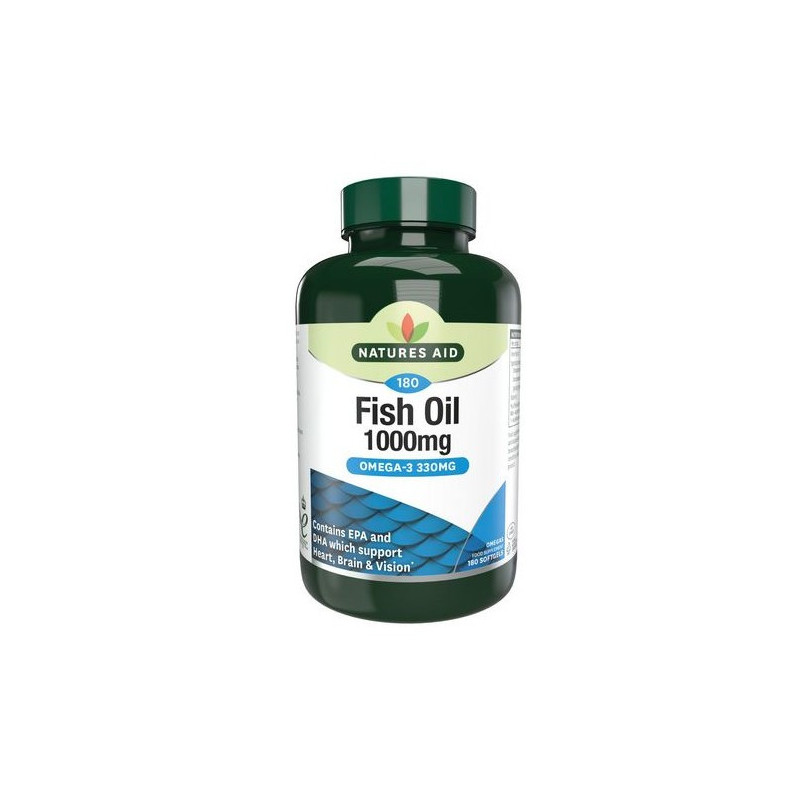 Natures Aid Aceite de Pescado 1000mg 180 tabletas