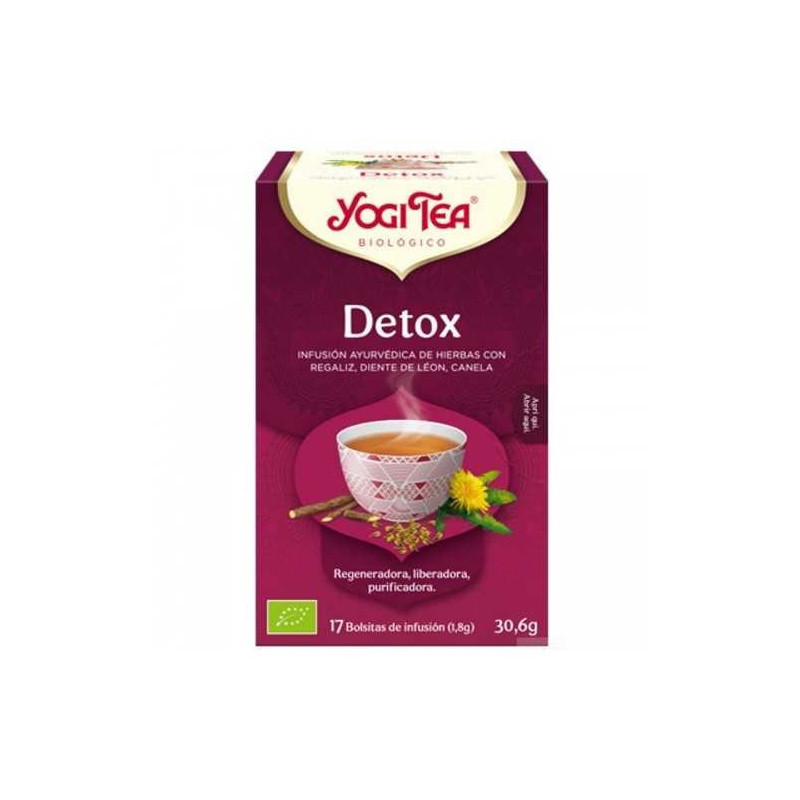 Yogi Tea Detox Infusión Ayurvédica 17 bolsitas