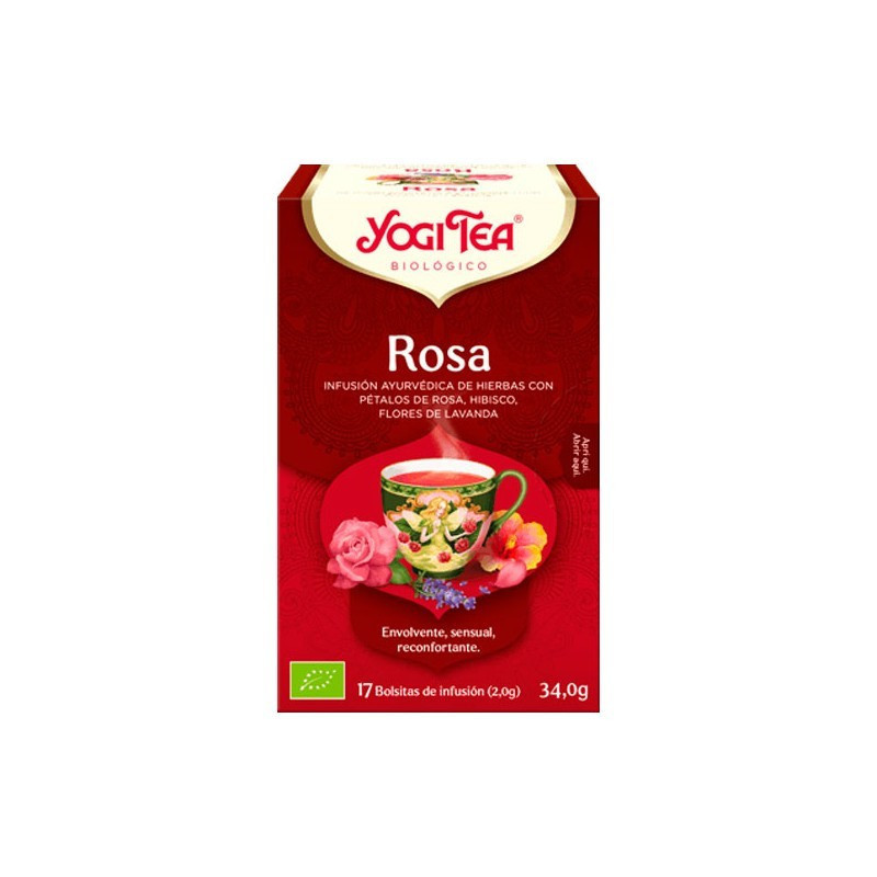 Yogi Tea Infusión Ayurvédica de Rosa 17 sobres