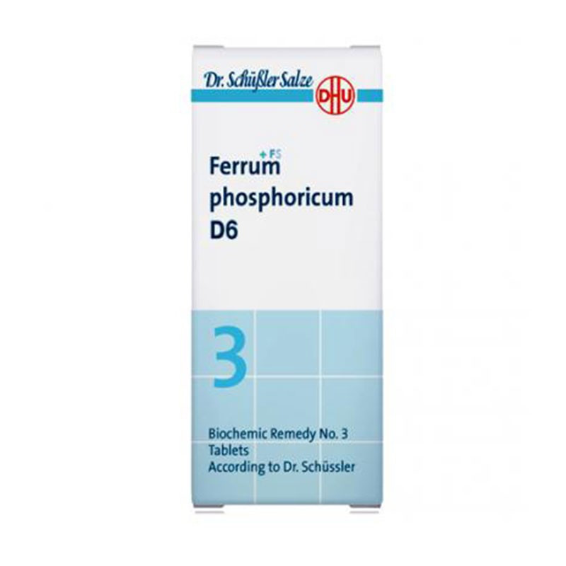 Sales de Schüssler N.3 Ferrum Phosphoricum 80 comprimidos