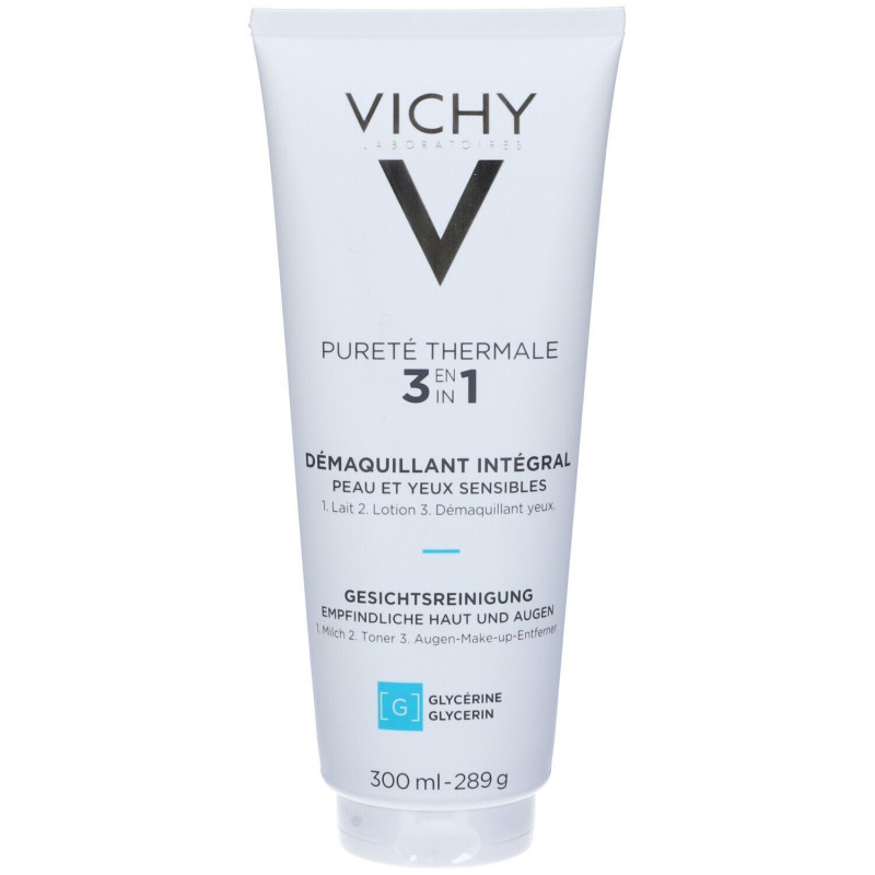 Vichy Pureté Thermale Desmaquillante 3 en 1 Piel Sensible 300ml