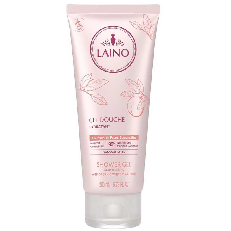 Laino Gel de Ducha Hidratante Pulpa de Melocotón Blanco BIO 200ml