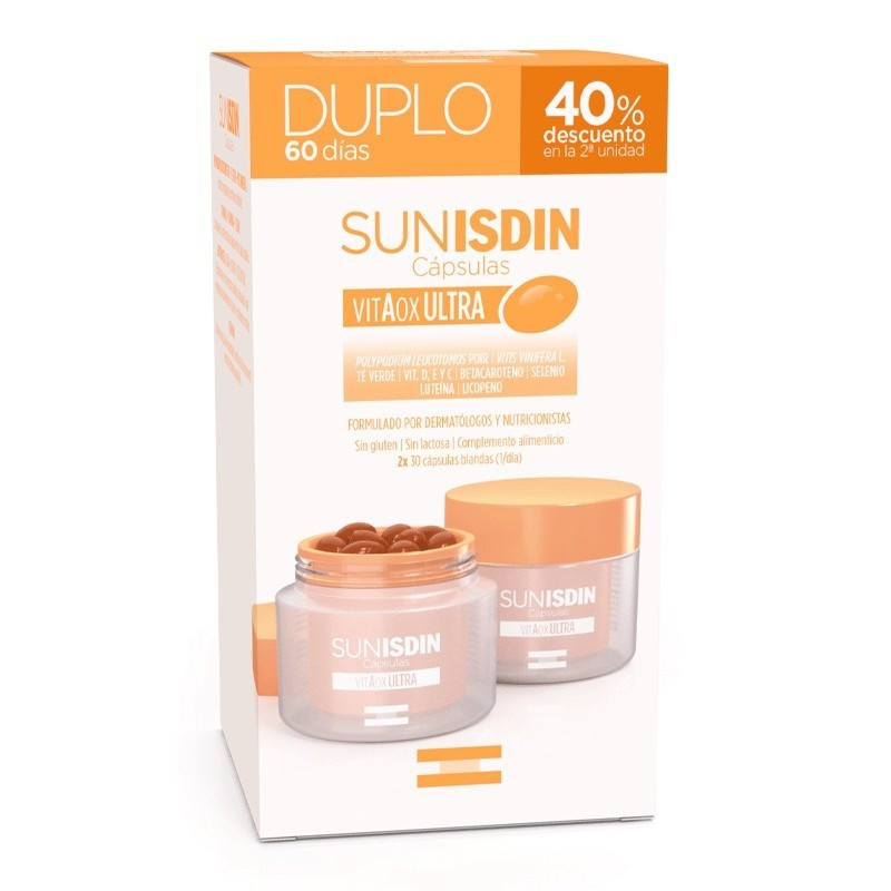 Sun Isdin Duplo 30 cápsulas x2
