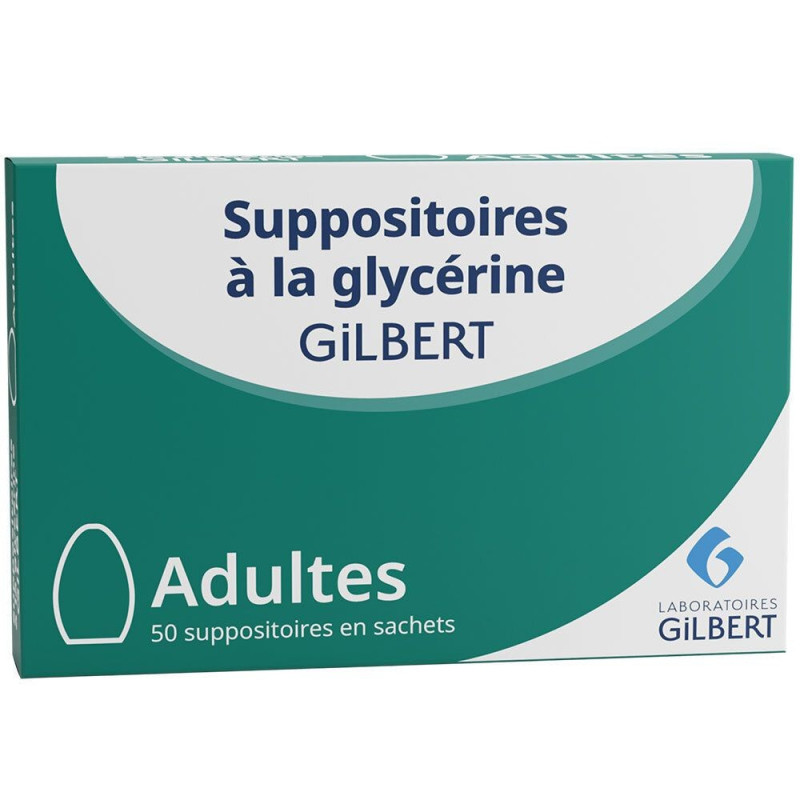 Gilbert Supositorio Glicerina Adulto 50uds