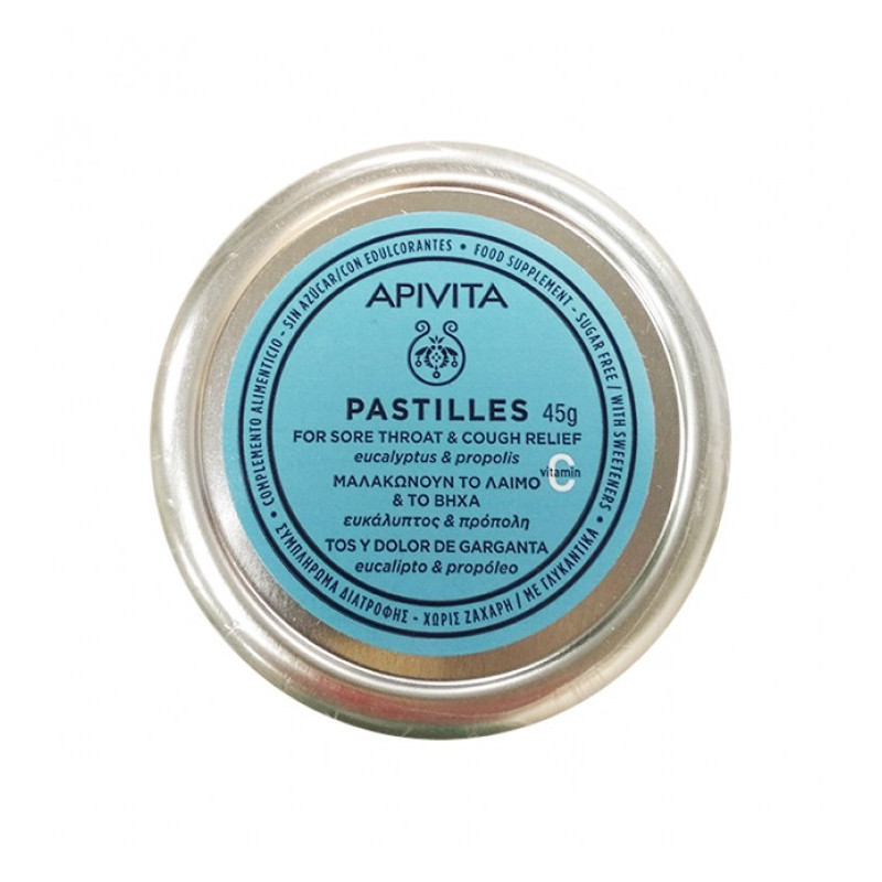 Apivita Pastillas Eucalipto y Propóleo 45gr