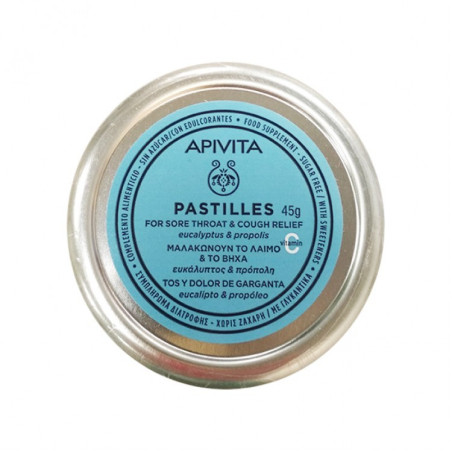 Apivita Pastillas Eucalipto y Propóleo 45gr