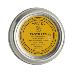 APIVITA PASTILLAS GARGANTA TOMILLO MIEL 45GR