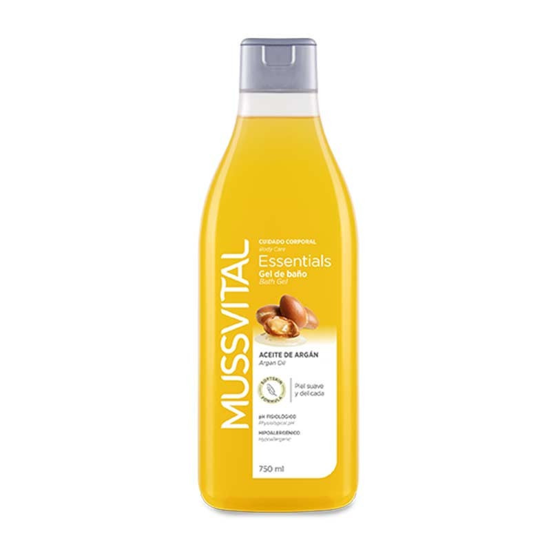 Mussvital Essentials Gel de Baño de Aceite de Argán 750ml
