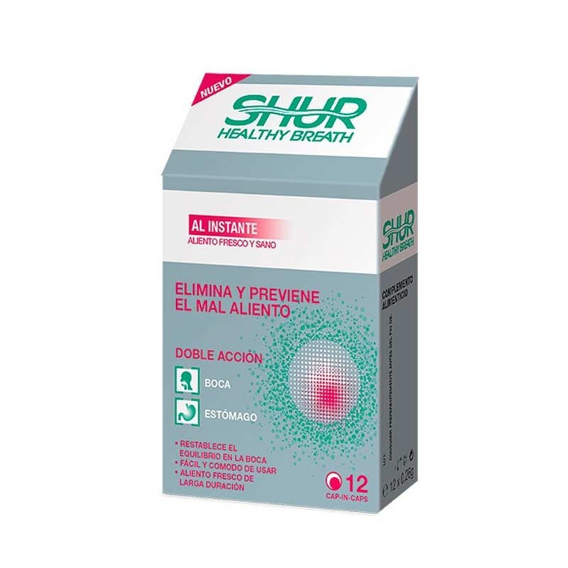 Shur Healthy Breath Aliento Fresco 12 cápsulas