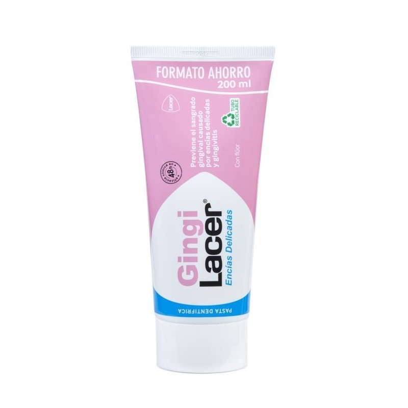 Gingilacer Dentífrico 200ml Formato Ahorro