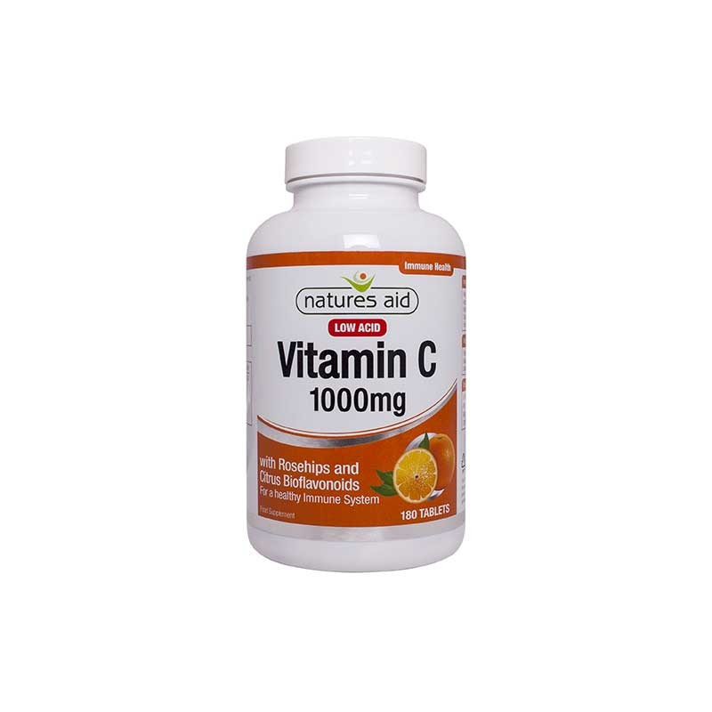 NATURES AID VITAMINA C 1000MG 180 TABLETAS