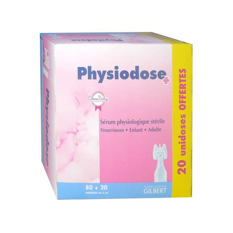 Gilbert Physiodose Suero Fisiológico 100 monodosis