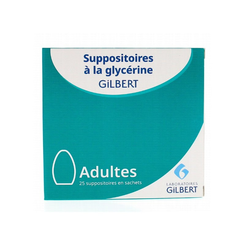 SUPOSITORIO DE GLYCÉRINE 25U GILBERT