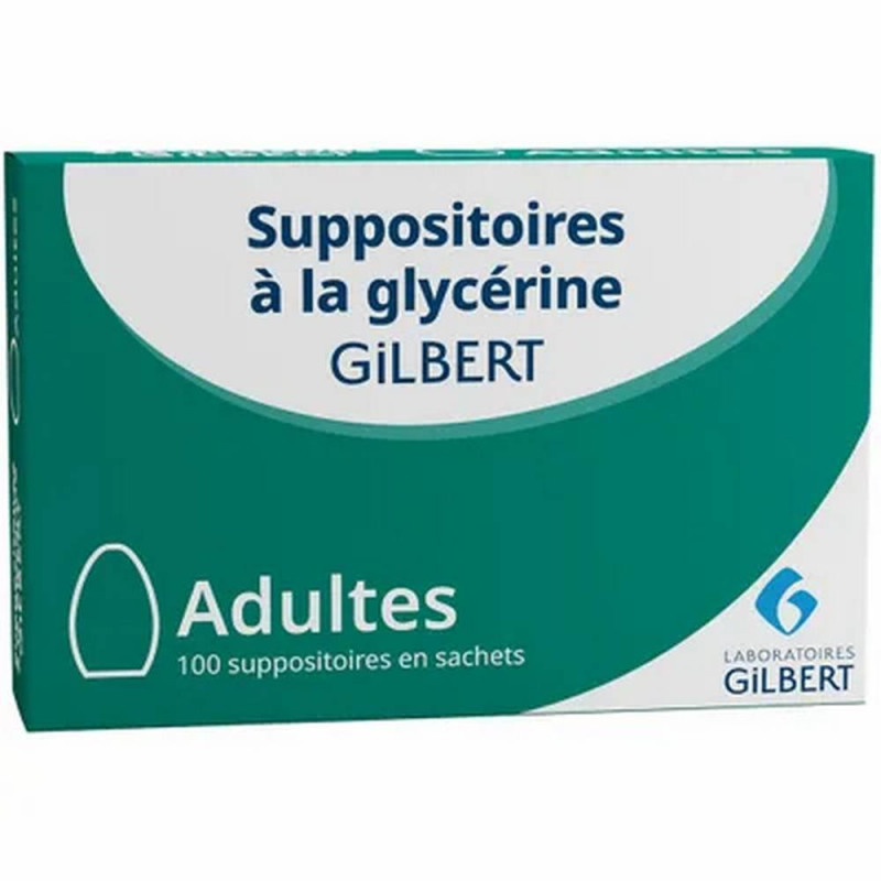 GILBERT SUPOSITORIOS GLICERINA  ADULTO  100UDS
