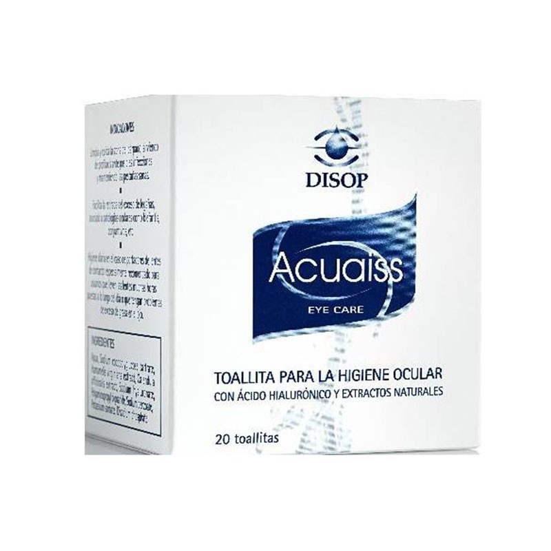 Acuaiss Toallitas Higiene Ocular 20 toallitas