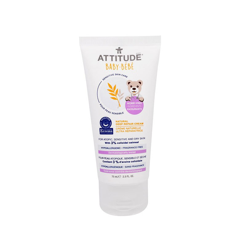 Attitude Baby Natural Crema Reparadora Profunda 75ml