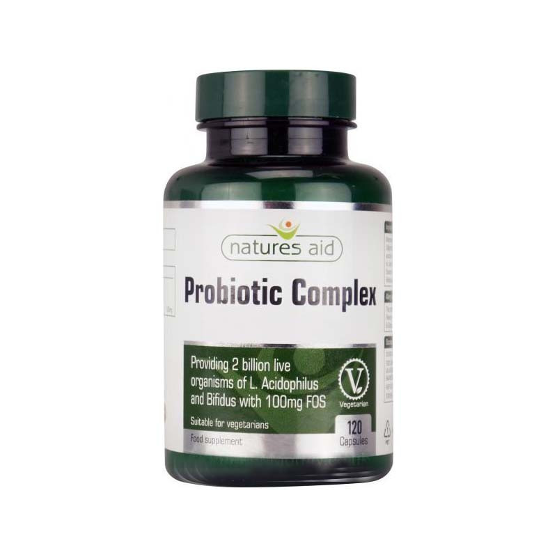 Natures Aid Probiotic Complex 120 cápsulas