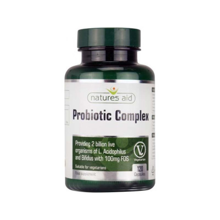 Natures Aid Probiotic Complex 120 cápsulas