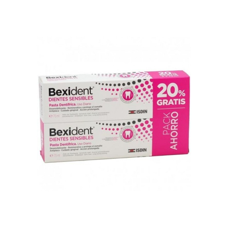 Bexident Dientes Sensibles Dentífrico 75ml x2 unidades