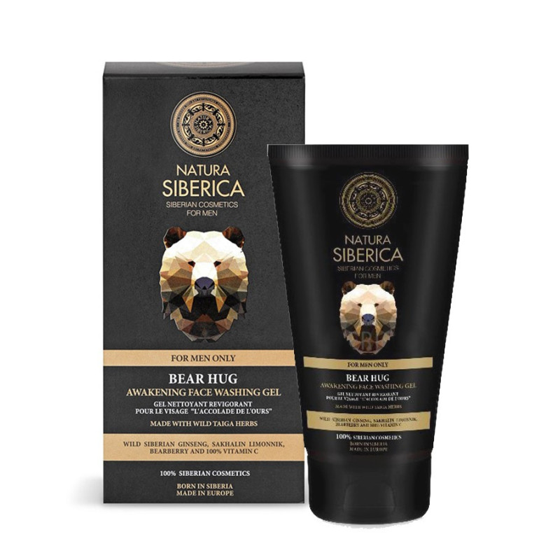 natura siberica for men only bear hug gel de cara