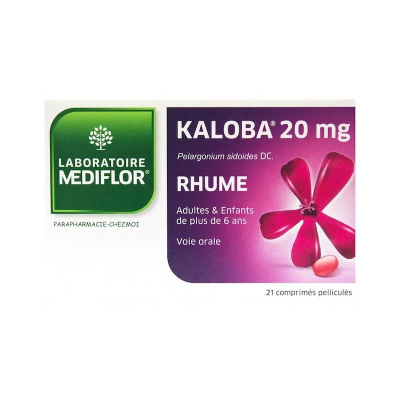 Kaloba 20mg Síntomas Resfriado 21 comprimidos