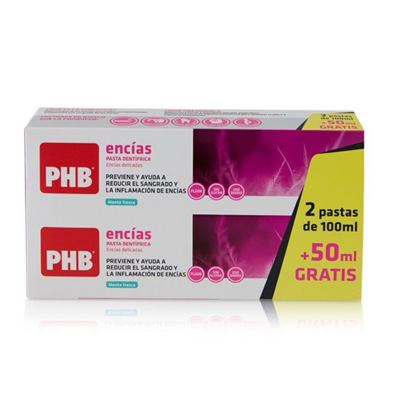 PHB Encías Dentífrico 125ml x2 unidades