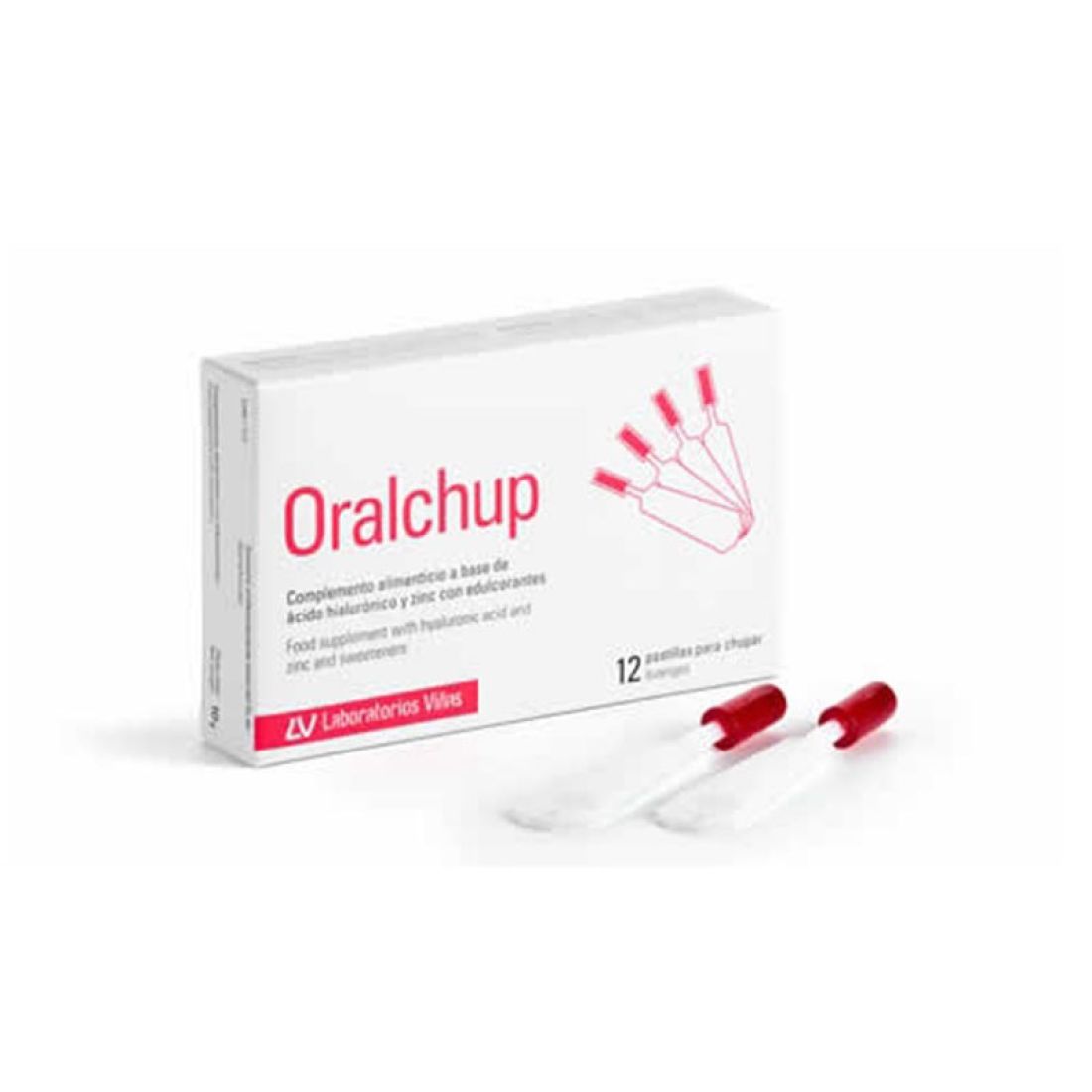 Oralchup Aftas Bucales 12 pastillas para chupar