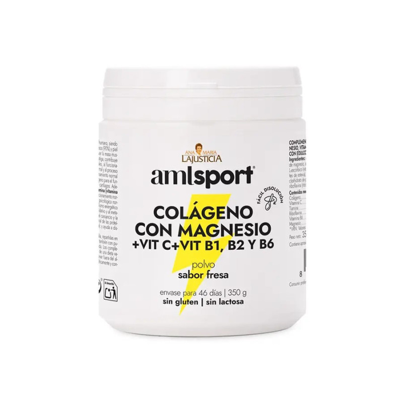 Amlsport colágneo magnesio +vitC +vit B1 +B2 + B6 350gr