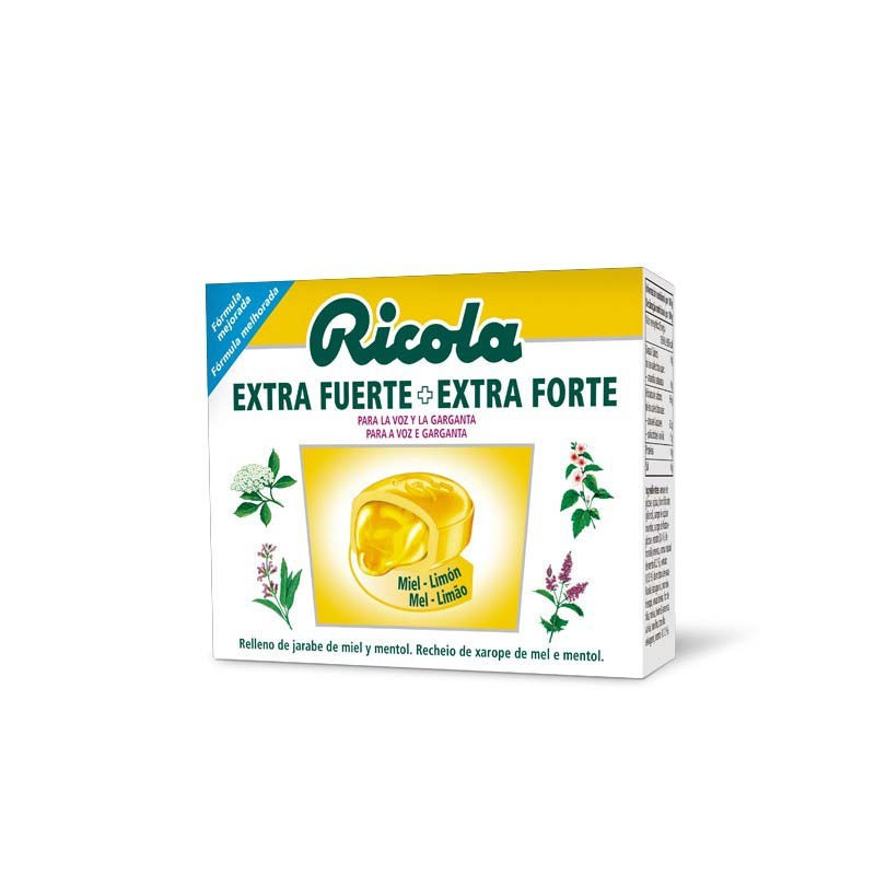 Ricola Extra Fuerte Caramelos Miel y Limón 51gr