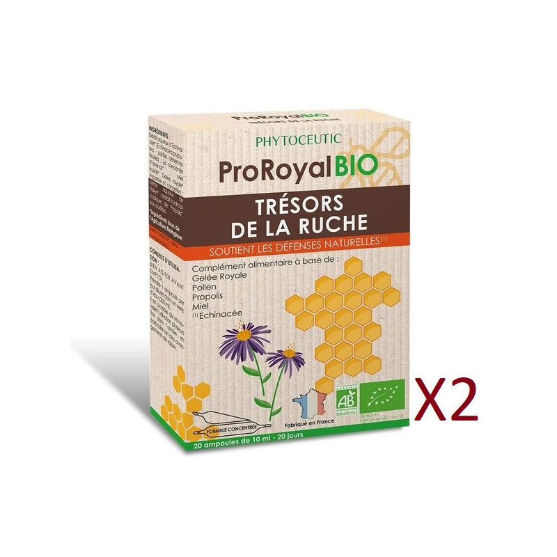 ProRoyal Bio Jalea Real 20 ampollas Pack 2 unidades