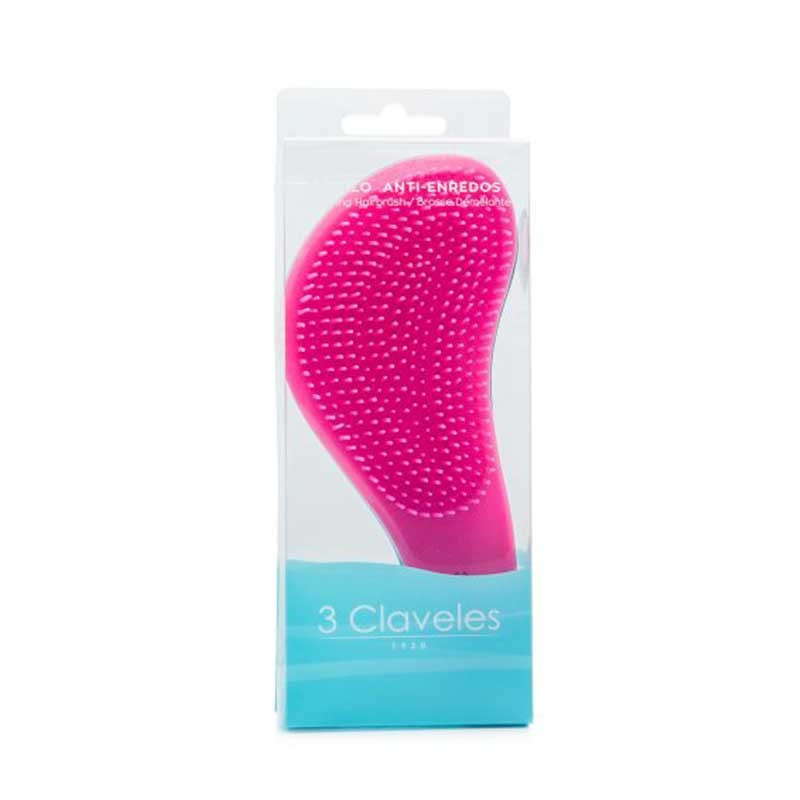 3 Claveles Cepillo Antienredos Puas Rosa Mango Verde