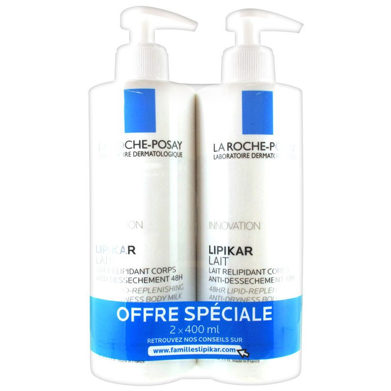 La Roche Posay Lipikar Leche Corporal 400ml Duplo