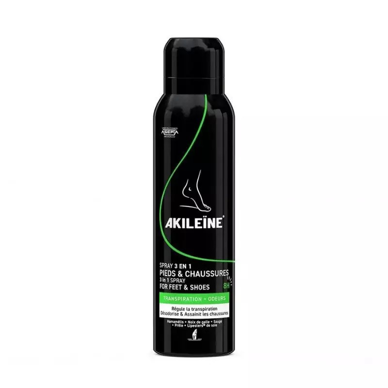 Akileine Desodorante Spray Pies 3 en 1 150ml