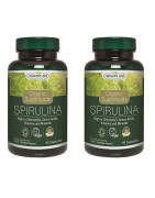 Natures Aid Spirulina 90 cápsulas x2 unidades