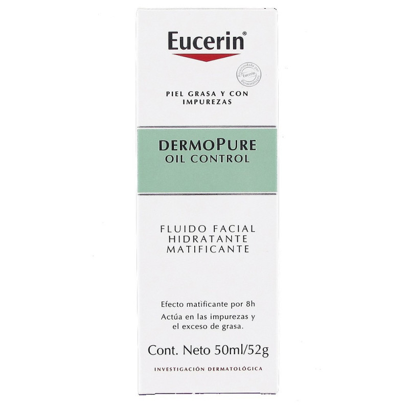 Eucerin DermoPure Oil Control Fluido Facial Hidratante Matificante 50ml