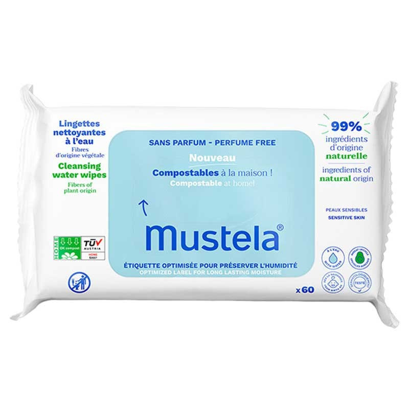 MUSTELA TOALLITAS LIMPIADORAS X 60