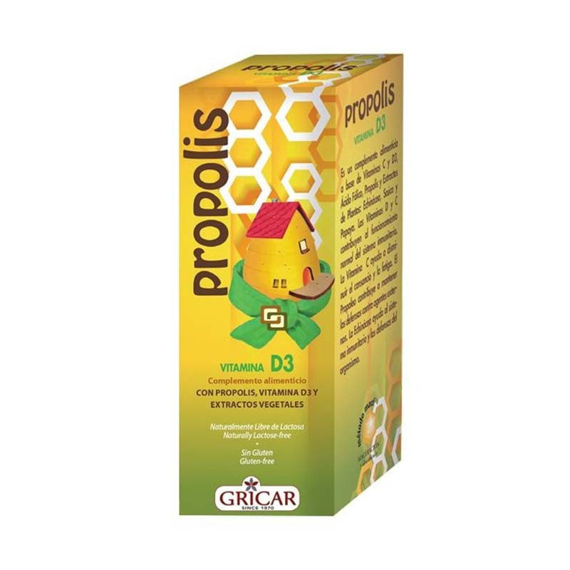 Gricar Jarabe Própolis y Vitamina D3 150ml