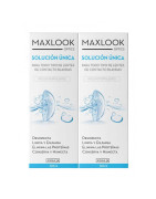 MAXLOOK SOLUCIÓN ÚNICA LENTES CONTACTO BLANDAS 360ML X 2