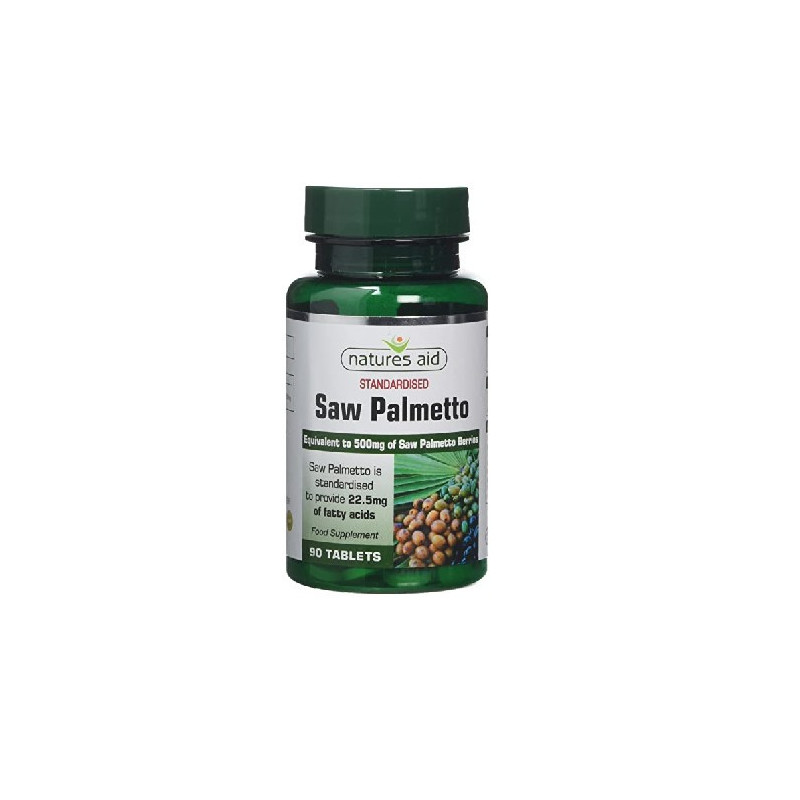 Natures Aid Saw Palmetto 90 comprimidos