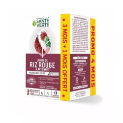 SANTÉ VERTE LEVADURA ARROZ ROJO 90 + 30 COMPRIMIDOS