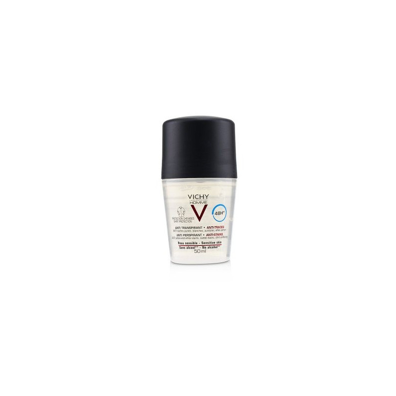 Vichy Homme Antitranspirante 48h anti-manchas
