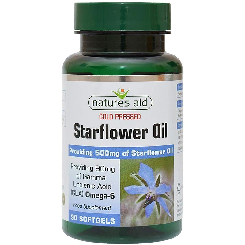 Natures Aid Aceite de Borraja 500mg 90 comprimidos