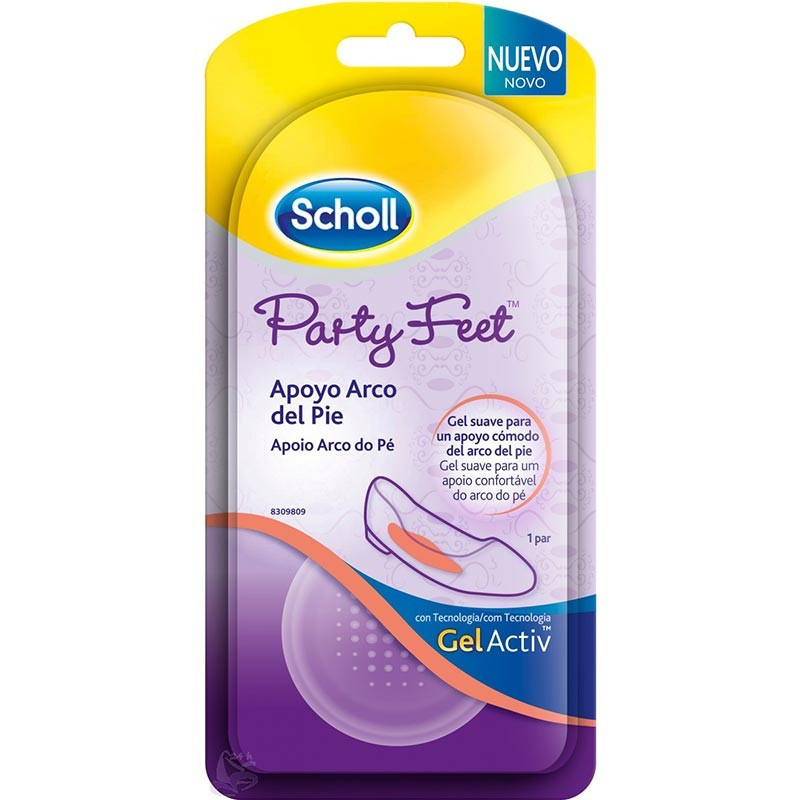 Dr. Scholl Party Feet Plantillas Apoyo Arco del Pie 1par