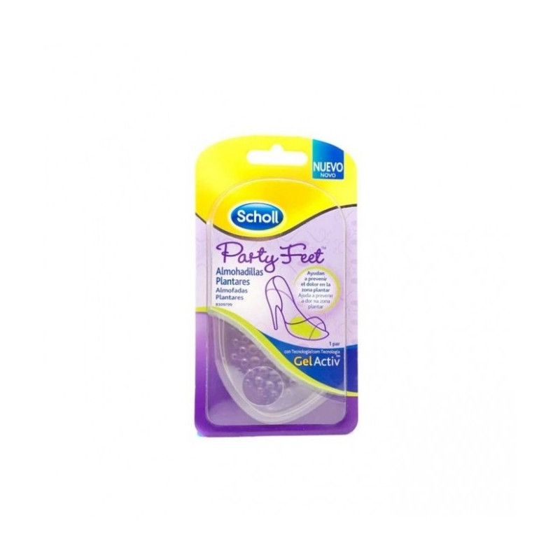 Scholl Party Feet Gelactiv Almohadillas Plantares 1 Par