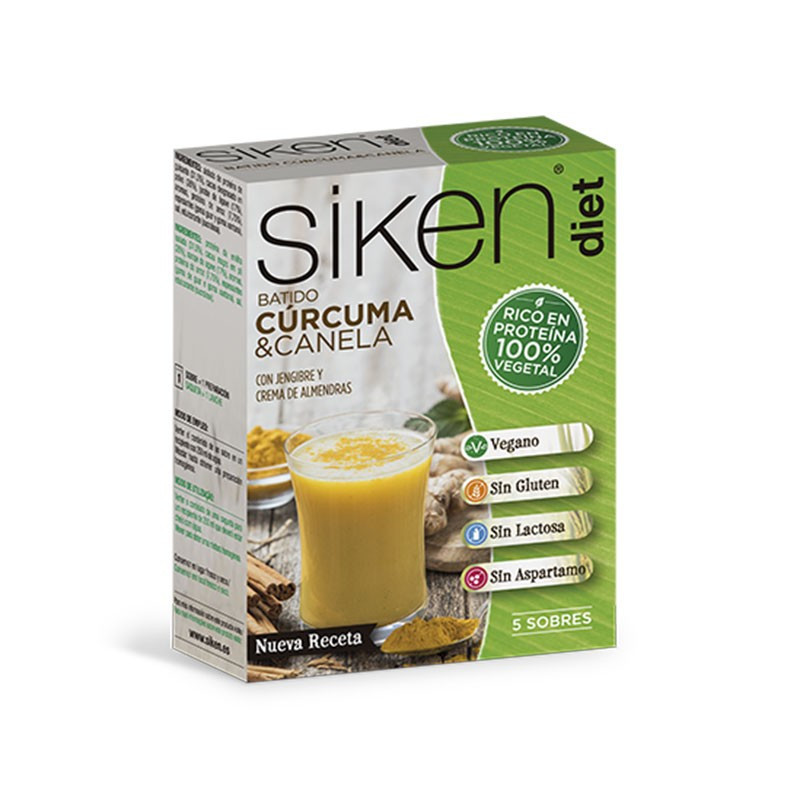 Siken Batido Cúrcuma y Canela 5 sobres