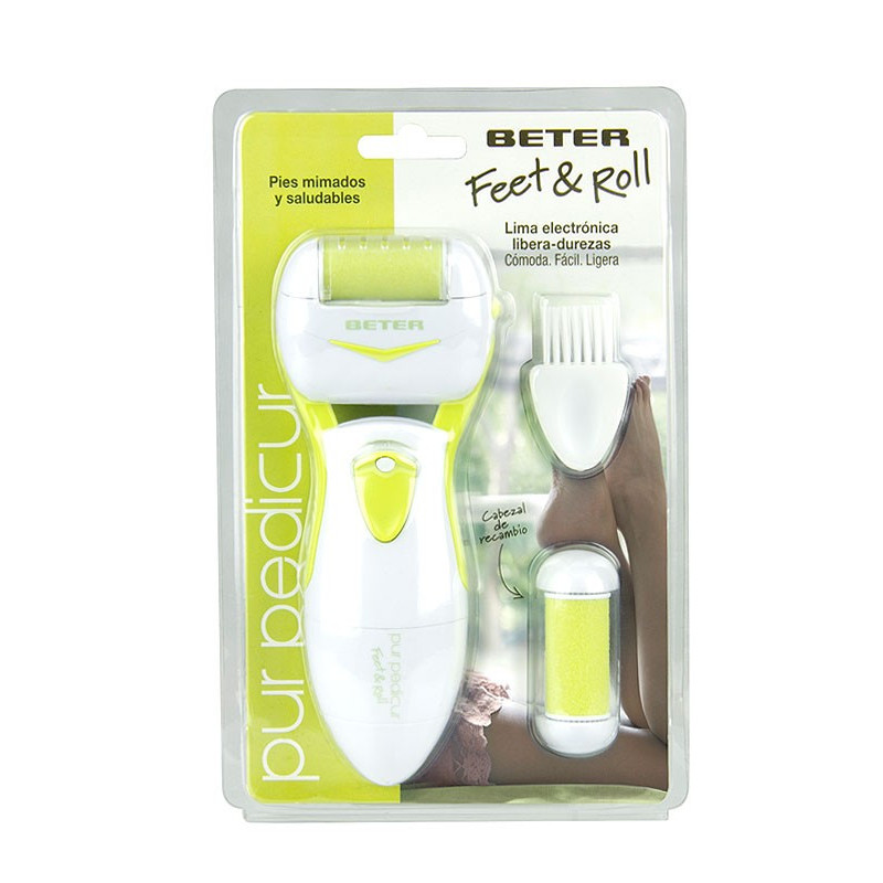 Beter - Lima de uñas electrónica Feet & Roll