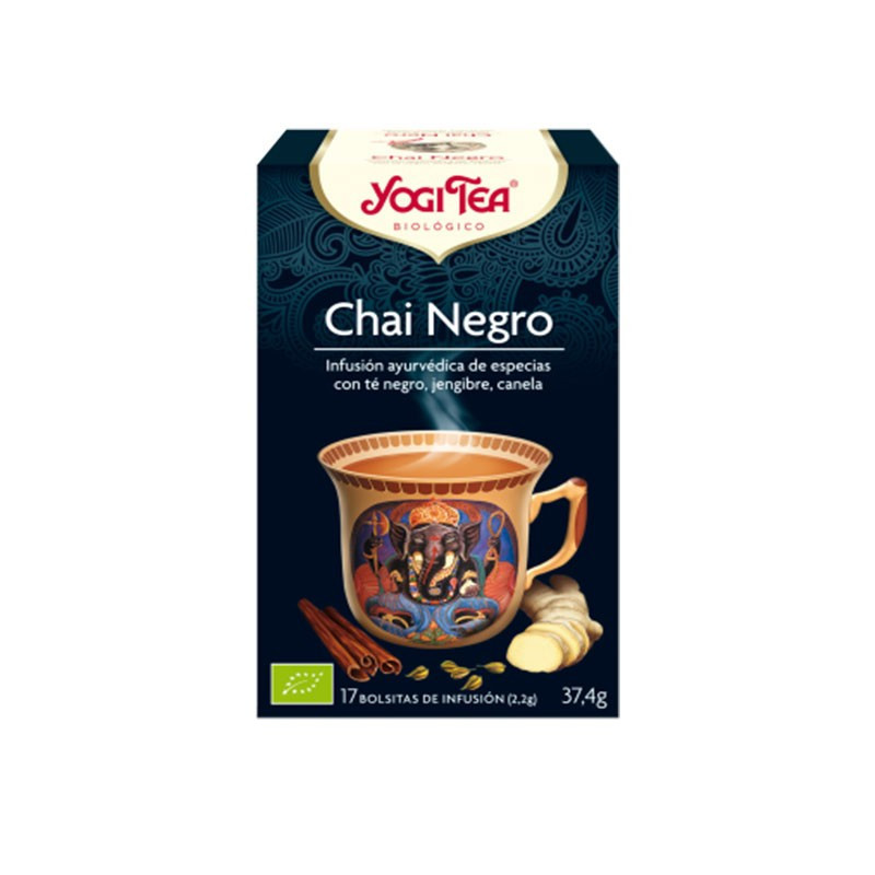 Yogi Tea Chai Negro Infusión Ayurvédica 17 bolsitas