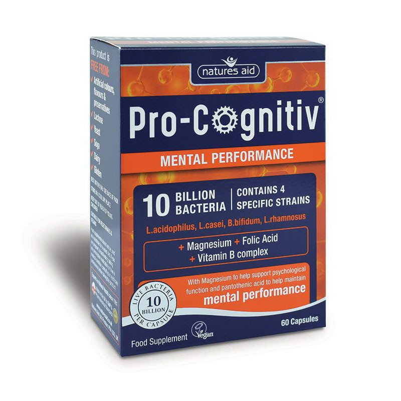 Natures Aid Pro-Cognitiv 60 cápsulas