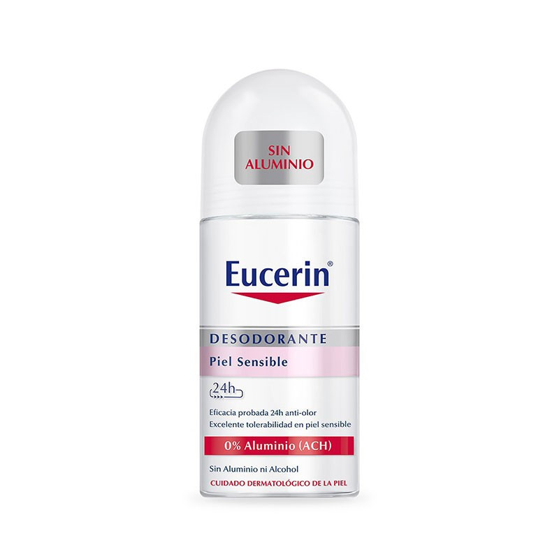 Eucerin Desodorante Sin Aluminio Piel Sensible 24h Roll-on 50ml
